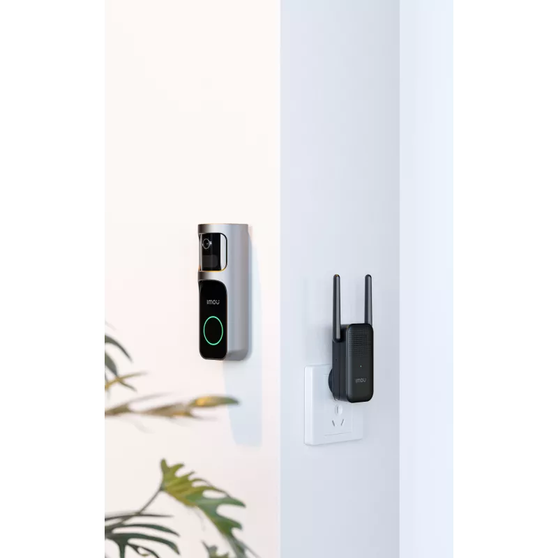 Imou Doorbell 2S Kit juodas 3 MP belaidis montavimas ant sienos