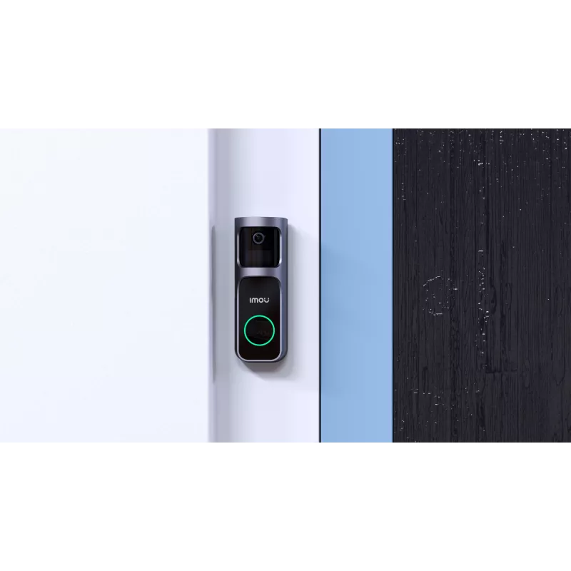 Imou Doorbell 2S Kit juodas 3 MP belaidis montavimas ant sienos