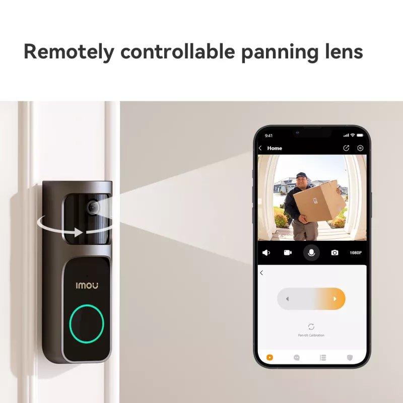 Imou Doorbell 2S Kit juodas 3 MP belaidis montavimas ant sienos