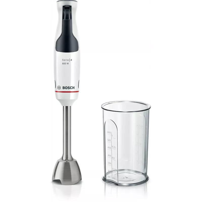 Bosch Serie 4 MSM4W210 plaktuvas 0,6 L Panardinamasis plaktuvas 600 W Juoda, Balta