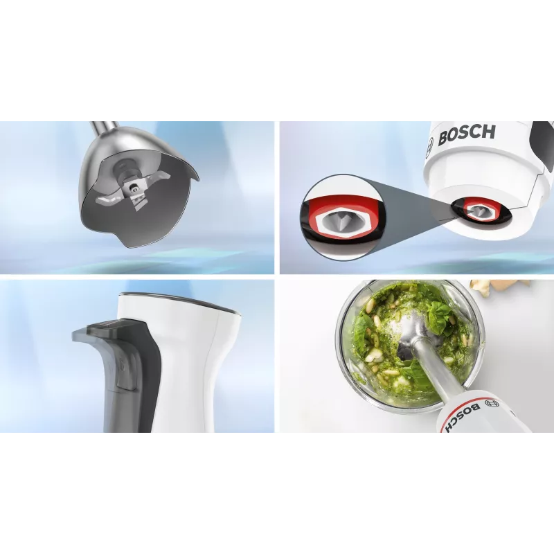 Bosch Serie 4 MSM4W210 plaktuvas 0,6 L Panardinamasis plaktuvas 600 W Juoda, Balta