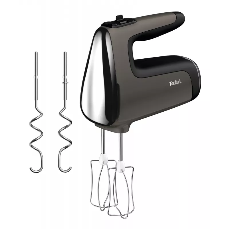 Tefal Powermix Silence HT654E38 rankinis plaktuvas su stovu ir indu 600 W pilka/juoda