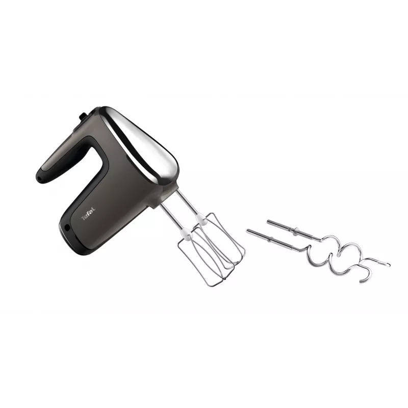 Tefal Powermix Silence HT654E38 rankinis plaktuvas su stovu ir indu 600 W pilka/juoda