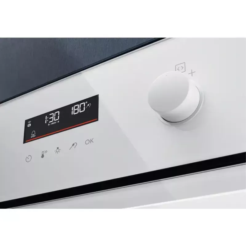 Įmontuojama orkaitė Electrolux EOD6F77WV, 72 l, elektrinė, balta, A+ energijos klasė, katalizinė savivala, teleskopinės kreipiančiosios, Wi‑Fi