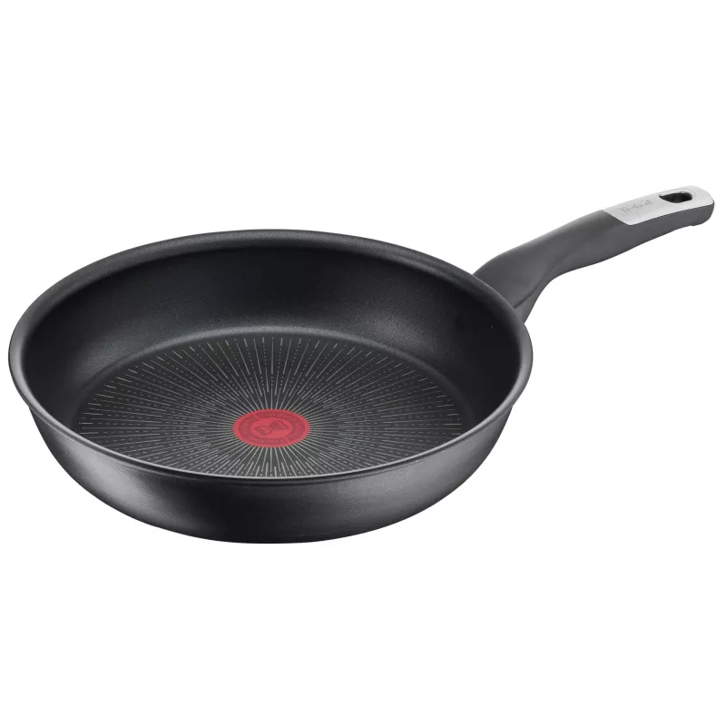 Keptuvė Tefal Unlimited G2550672 — universali apvali keptuvė 28 cm, aliuminis, nelimpanti danga, Thermo-Spot