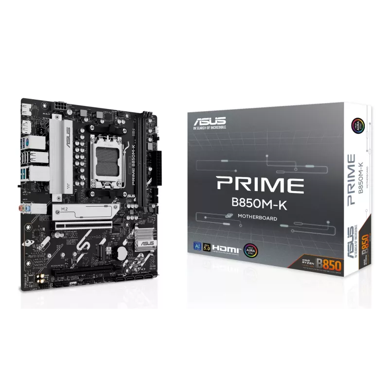 Pagrindinė plokštė ASUS PRIME B850M-K AMD B850 Socket AM5 mikro ATX