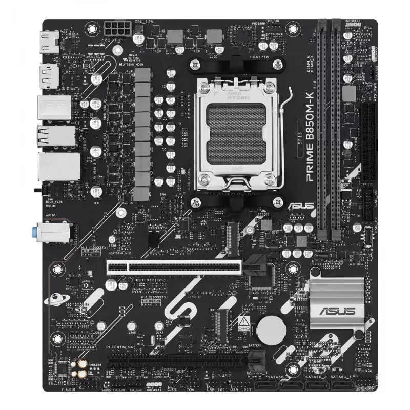 Pagrindinė plokštė ASUS PRIME B850M-K AMD B850 Socket AM5 mikro ATX