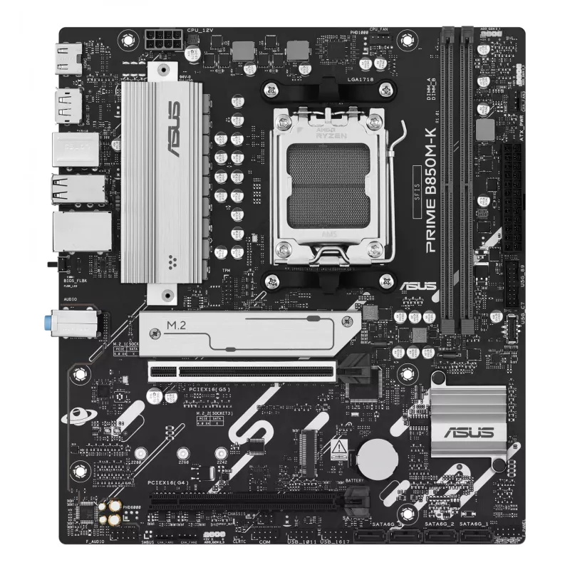 Pagrindinė plokštė ASUS PRIME B850M-K AMD B850 Socket AM5 mikro ATX