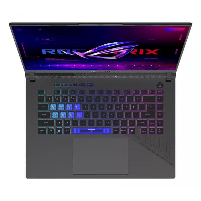 Nešiojamasis kompiuteris ASUS ROG Strix G16 G614PR-RV092W — AMD Ryzen 9 8940HX, 16 colių WUXGA, 16 GB DDR5, 1 TB SSD, RTX 5070 Ti, Wi‑Fi 6E, Windows 11