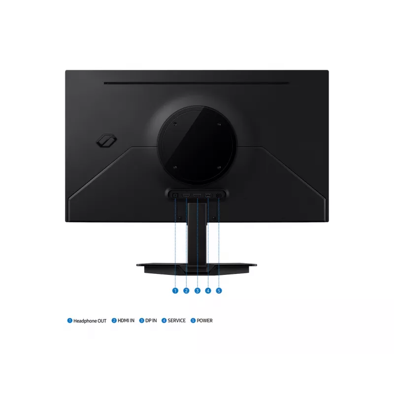 Samsung LS27FG500SUXEN kompiuterio monitorius 68,6 cm (27 colių) 2560 x 1440 pikselių Quad HD OLED juodas