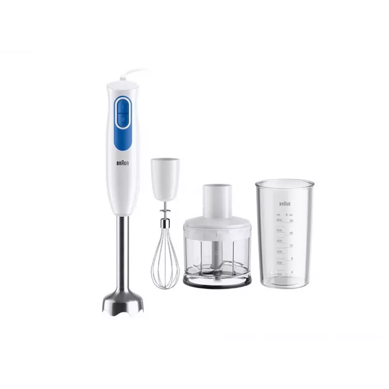Braun MultiQuick 2 MQ20236MWH 0,5 L panardinamasis trintuvas 600 W mėlynas, baltas