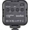 Vaizdo kameros blykstė Godox LED6BI Juoda 6500K Baterija 10h