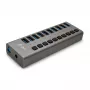 i-tec USB 3.0 įkrovimo šakotuvas 10 prievadų + maitinimo adapteris 48 W