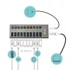 i-tec USB 3.0 įkrovimo šakotuvas 10 prievadų + maitinimo adapteris 48 W