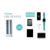 i-tec USB 3.0 įkrovimo šakotuvas 10 prievadų + maitinimo adapteris 48 W