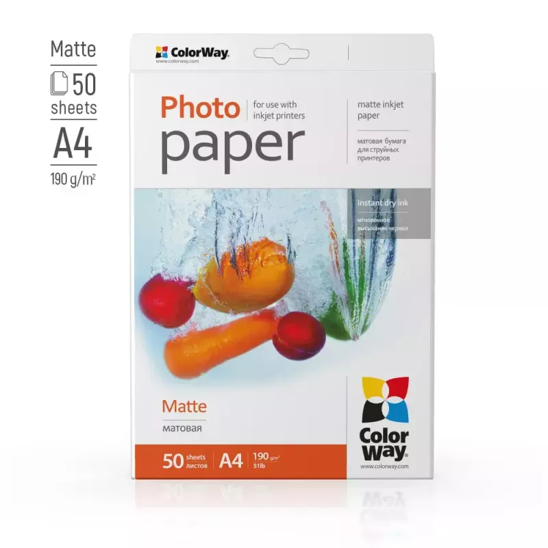 Fotopopierius A4 Matinis Colorway PM190050A4