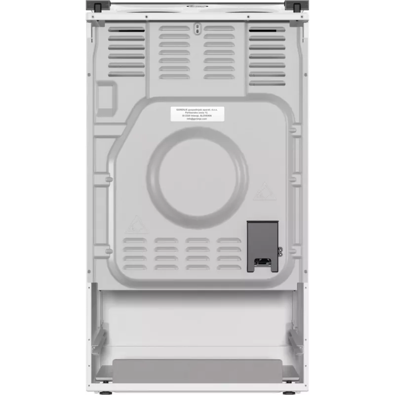 Gorenje GE5A21WH viryklė Laisvai pastatoma viryklė Elektrinė Kaitlentė su kaitvietėmis Balta