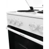 Gorenje GE5A21WH viryklė Laisvai pastatoma viryklė Elektrinė Kaitlentė su kaitvietėmis Balta
