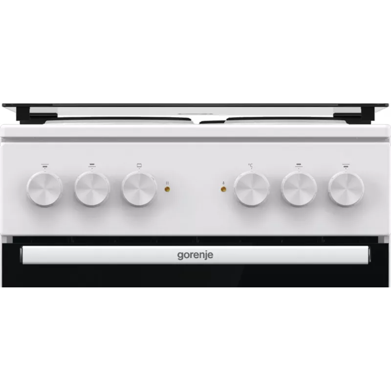 Gorenje GE5A21WH viryklė Laisvai pastatoma viryklė Elektrinė Kaitlentė su kaitvietėmis Balta