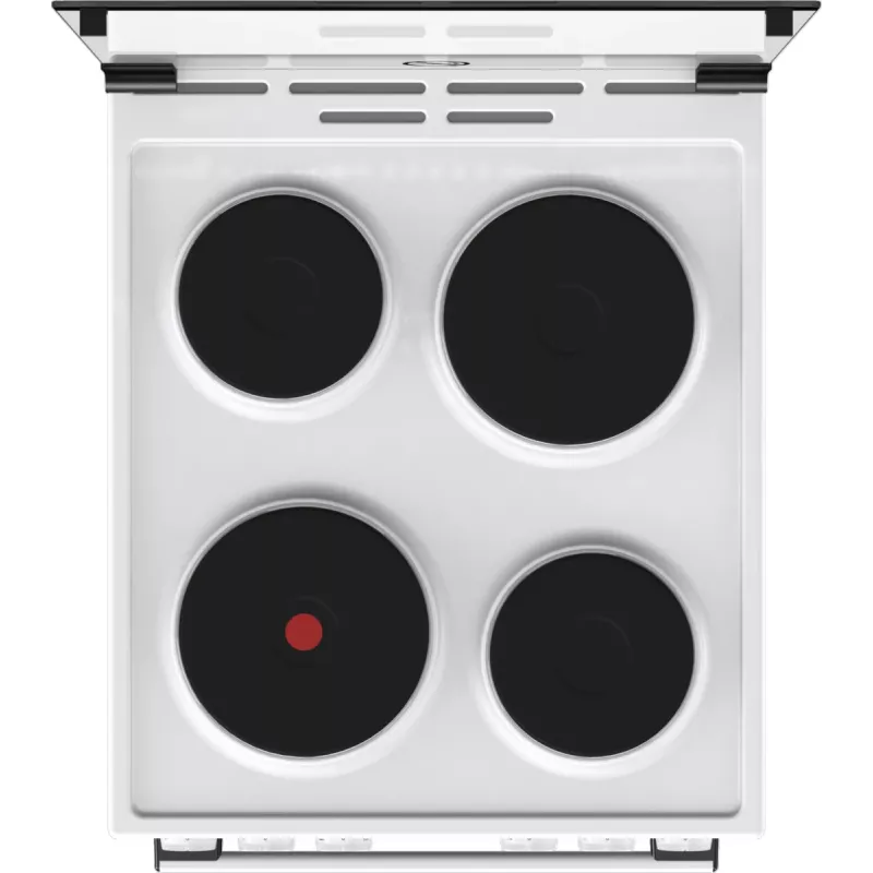 Gorenje GE5A21WH viryklė Laisvai pastatoma viryklė Elektrinė Kaitlentė su kaitvietėmis Balta