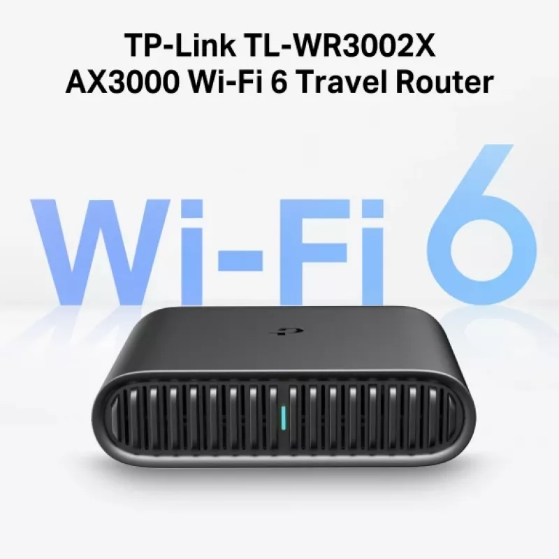 TP-Link TL-WR3002X belaidis maršrutizatorius Gigabit Ethernet Dual-band (2,4 GHz / 5 GHz) Juoda