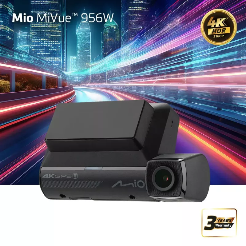 Mio Premium 4K HDR vaizdo registratorius | MiVue 956W | GPS | Wi‑Fi