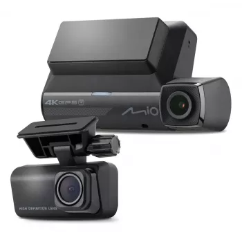 Automobilinė vaizdo kamera MIO MiVue 956WD su GPS ir Wi‑Fi, priekinio vaizdo fiksavimui skirtas stiklo laikiklis
