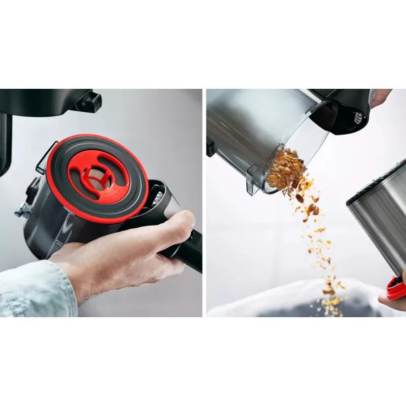 Bosch BCS711PET belaidis dulkių siurblys/elektrinė šluota Baterija Sausas Be maišelio 0,3 L Juoda, Raudona 3 Ah