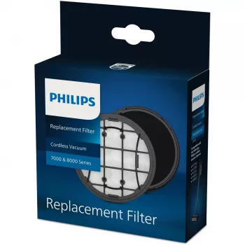 Philips XV1681 dulkių siurblio filtras belaidžiams dulkių siurbliams, juodas/baltas, 1 vnt.