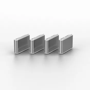 Lindy USB Type C prievado blokatoriaus raktas - pakuotėje 4 blokatoriai, balti