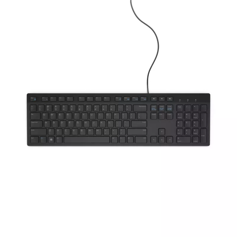 DELL KB216 klaviatūra Universali USB QWERTY US International Juoda
