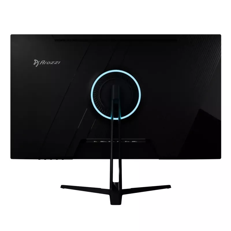 27 colių Arozzi Nova kompiuterio monitorius, 2560 x 1440 Quad HD, IPS LED, 1 ms, VESA, įmontuoti garsiakalbiai — juodas