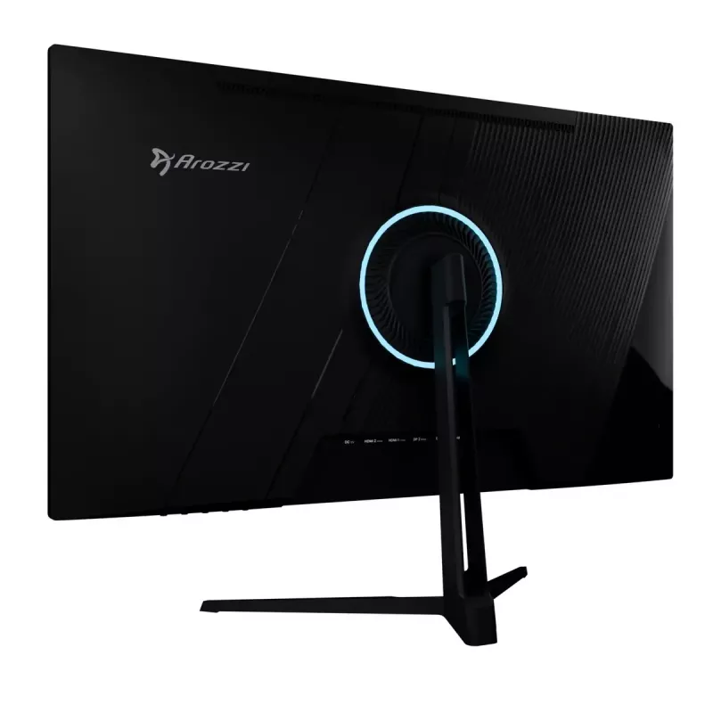 27 colių Arozzi Nova kompiuterio monitorius, 2560 x 1440 Quad HD, IPS LED, 1 ms, VESA, įmontuoti garsiakalbiai — juodas