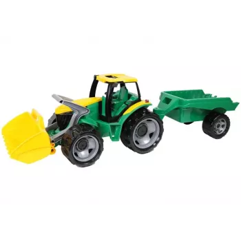 Traktorius Lena GIGA TRUCKS ZL-02123 su kastuvu ir priekaba