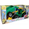 Traktorius Lena GIGA TRUCKS ZL-02123 su kastuvu ir priekaba