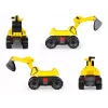 Važiuojamas ekskavatorius Lena GIGA TRUCKS Excavator PRO 4 ratai plastikas plienas