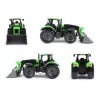 Mechaninis žaislinis traktorius Lena Deutz-Fahr Worxx, 74 cm ilgio, su nuimama priekaba