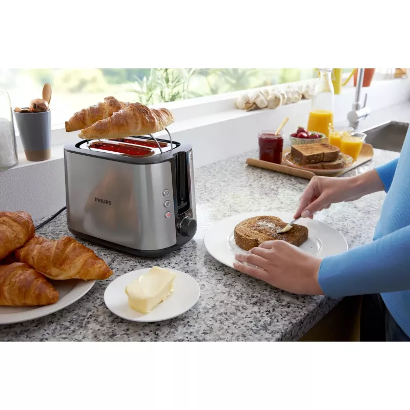 Philips Viva Collection HD2650/90 skrudintuvas 8 lygiai 2 riekėms 950 W