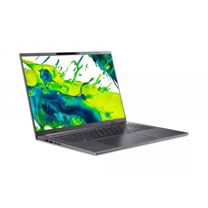 Nešiojamasis kompiuteris Acer Aspire 16 AI A16-11M-X4X3 Qualcomm Snapdragon X1-26-100, 16 colių WUXGA, 16 GB LPDDR5x, 512 GB SSD, Windows 11 Home, pilkas