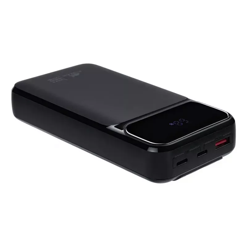 Nešiojama išorinė baterija Rivacase VA2221 — 20000 mAh LiPo, PD 3.0 ir QC 3.0, 3 prievadai (1×A, 2×C), 22,5 W išvestis