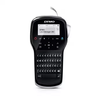 Etikečių spausdintuvas Dymo LabelManager 280 QWERTY su LCD, USB, Li‑Ion, D1 juostelė (maks. 12 mm)