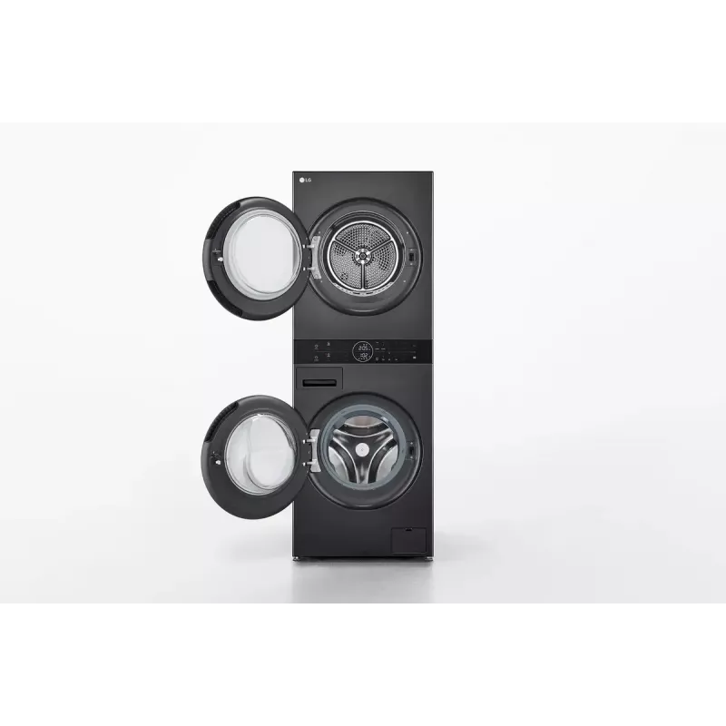 LG WT1210BBF skalbimo-džiovinimo mašina 22 kg 1400 RPM juoda