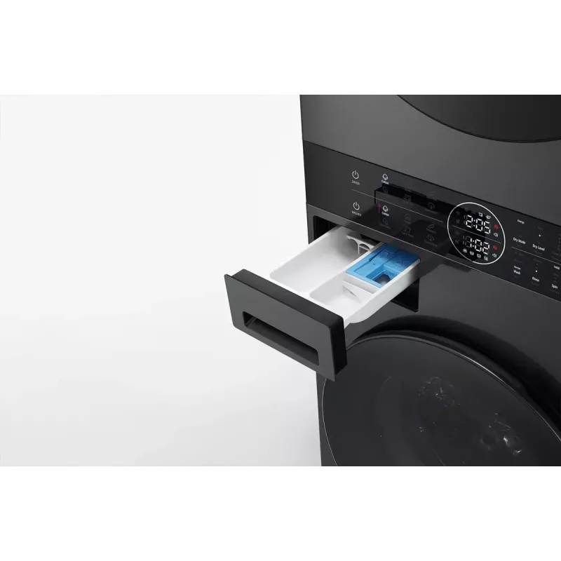 LG WT1210BBF skalbimo-džiovinimo mašina 22 kg 1400 RPM juoda
