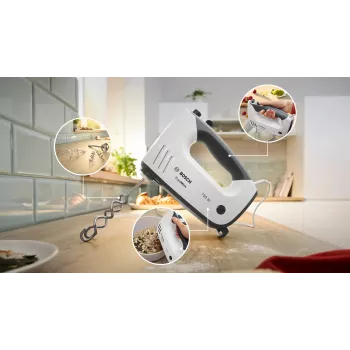 Bosch MFQ37490 maišytuvas Rankinis maišytuvas 750 W Pilka, Balta