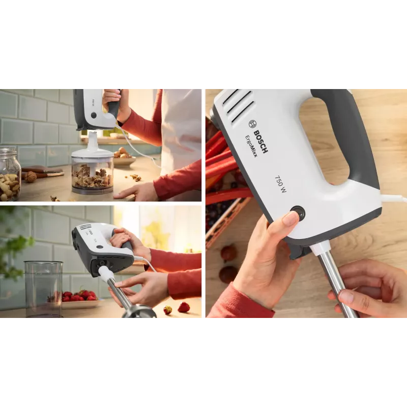 Bosch MFQ37490 maišytuvas Rankinis maišytuvas 750 W Pilka, Balta