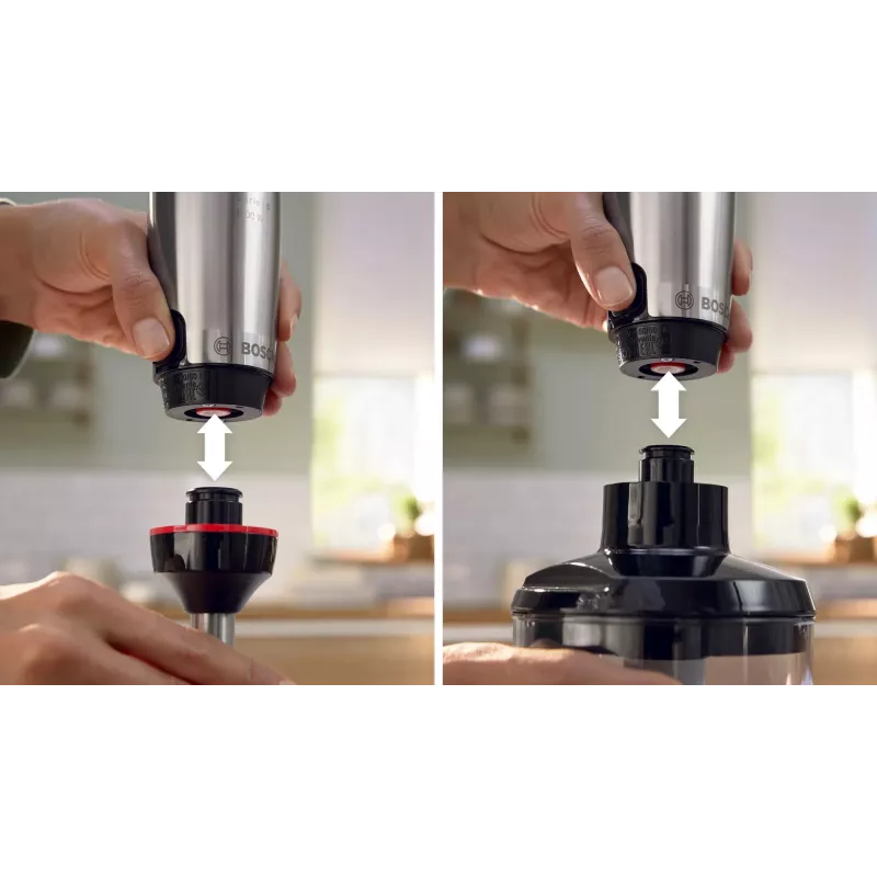 Bosch Serie 6 MSM6M621 blenderis 0,5 L Panardinamas plaktuvas 1000 W Juoda, Nerūdijantis plienas
