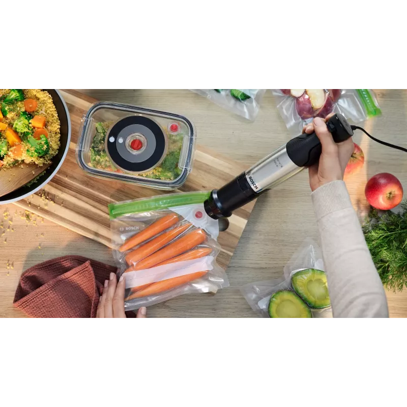 Bosch Serie 6 MSM6M621 blenderis 0,5 L Panardinamas plaktuvas 1000 W Juoda, Nerūdijantis plienas