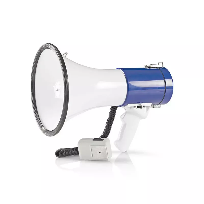 Megafonas Nedis MEPH200WT Baltas Mėlynas 20W 300m diapazonas