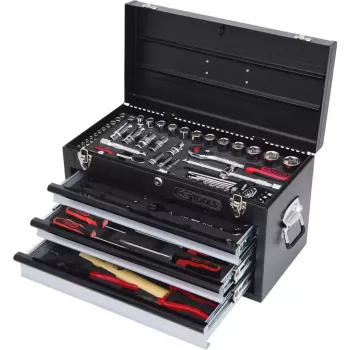 Mechanikos įrankių rinkinys KS Tools 918.0200 99 įrankiai chromo-vanadžio plieno