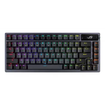 Belaidė mechaninė klaviatūra ASUS ROG Azoth Juoda — modelis 90MP0316-BKUA01, RGB apšvietimas